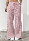 New Striped Casual Versatile Fashion Loose Wide-Leg Trousers