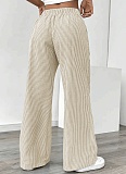 New Striped Casual Versatile Fashion Loose Wide-Leg Trousers