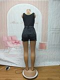 Sexy Women'S Vest Washed Shorts Casual Two-Piece Set Wholesale