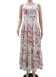 Women's Resort Print Sleeveless Dress