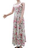 Women's Resort Print Sleeveless Dress
