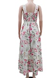 Women's Resort Print Sleeveless Dress