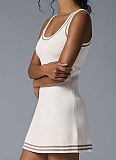 Outdoor Baseball Sports Knitted Dress Women