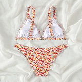 New Printed Women's Beach Sexy Bikini Two-Piece Swimsuit