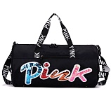 Travel Bag, Sports Bag, Fitness Bag, Sequined Handbag, Shoulder Bag, Storage Bag, Short-Distance Travel Bag