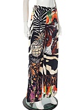 2025 Floral Leopard Print Loose Straight Women's Pants