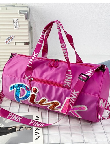 Travel Bag, Sports Bag, Fitness Bag, Sequined Handbag, Shoulder Bag, Storage Bag, Short-Distance Travel Bag