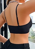 Women'S Sexy Bra Without Steel Ring Lace Splicing Push Up Bra