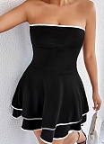 Summer New Fashion Sexy Tube Top Backless Net Celebrity Dress