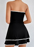 Summer New Fashion Sexy Tube Top Backless Net Celebrity Dress
