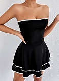 Summer New Fashion Sexy Tube Top Backless Net Celebrity Dress