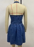 Copy Summer New Slim Sexy Oblique Shoulder Temperament Hip Dress