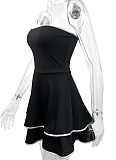 Summer New Fashion Sexy Tube Top Backless Net Celebrity Dress