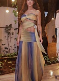 Sexy Women's Bikini Swimsuit Beach Maxi Dress 2-Piece Set