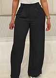 High Waist Straight Wide Leg Four Seasons Casual Trousers