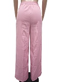 High Waist Straight Wide Leg Four Seasons Casual Trousers