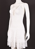 Summer Hot Girl Tied With Lace Backless Sexy Dress