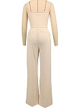 Heart-Shaped Tube Top Loose Fashion Trousers Two-Piece Set Women'S Clothing