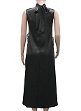 Fashion Round Neck Sleeveless Loose Sequined Dress For Women