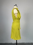 Summer New Temperament V-Neck High Waist Fake Pocket A-Line Suspender Dress For Women