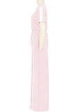 Women's Sports Zipper Top Button Loose Pocket Wide Leg Pants Two-Piece Set ASL-6795