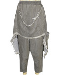 Trendy Distressed Ripped Jeans Loose Harem Pants SH-391378