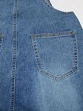Women's fashion high-waisted denim wide-leg jumpsuit SH-391400