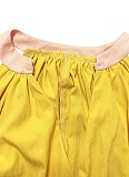 Fashionable And Comfortable V-Neck Contrast Color Loose Sleeveless Holiday Dress For Women SFY-673
