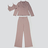 Elegant Lady Pearl Lapel Three-piece Suit Set NY-3613