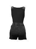Sexy Camisole Washed Shorts Two-Piece Set Women'S Clothing SFY-731