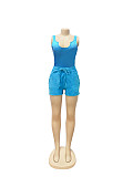 Sexy Camisole Washed Shorts Two-Piece Set Women'S Clothing SFY-731