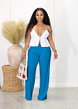 Women Linen-cotton Casual Breathable Straight-leg Pants AIL-241