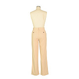 Women Linen-cotton Casual Breathable Straight-leg Pants AIL-241