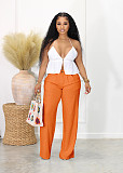 Women Linen-cotton Casual Breathable Straight-leg Pants AIL-241