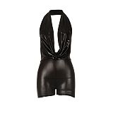 Hot sexy deep-v backless nightclub bodycon rompers AIL-271