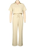 Women Short Sleeves Blouse And Long Pants Casual OL Sets AIL-269