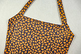 Sexy women halter backless prints A-line short dress JSD-302910