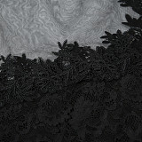 Sexy See-Through Holiday Style Mesh Lace Sling Dress WKD-27550