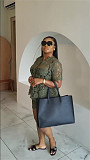 2025 Summer New Women's Lace Stand-up Collar Short-sleeved Shirt High-waisted Shorts Two-piece Set HK-72442