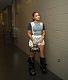 Hot Sale Color Matching Short Sleeve Women's Printed Tight Shorts Suit YSY-8989