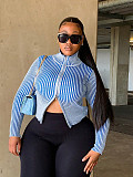 Women's Knitted Cardigan Zipper Fitted Sweater Coat SH-391391