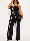 Sexy Tube Top Fake Two Piece Design Elegant Jumpsuit RS-6190