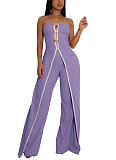Sexy Tube Top Fake Two Piece Design Elegant Jumpsuit RS-6190