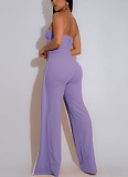 Sexy Tube Top Fake Two Piece Design Elegant Jumpsuit RS-6190