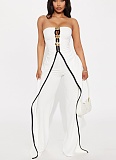 Sexy Tube Top Fake Two Piece Design Elegant Jumpsuit RS-6190