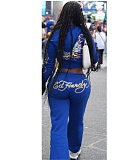 Casual street women print hoodies and long pants 2 pieces sets QYUE-CRQ001