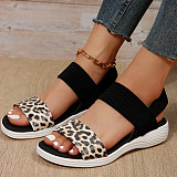 2025 Summer Flat Slope  Thick-soled Fish-mouth Loose Tight One-strap Roman Sandals RS-922