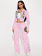 Europe and America Printed Fashion Trousers Set MJL-XH805