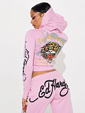 Europe and America Printed Fashion Trousers Set MJL-XH805