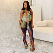 2025 Halter Strapless Summer Sexy Casual Club Solid Jumpsuit YF-10867